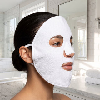 SteamVeil – Reusable Hot & Cold Facial Steam Towel for Home Spa Skin Care