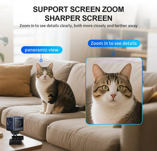 CubeGuard – 📶 Smart WiFi Security Camera, 1080P HD, 🌙 Night Vision & 🚨 Motion Detection