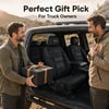 🎖️ Military‑Style Auto Seat Protectors｜Universal Fit Heavy‑Duty Cushion For Long‑Drive Vehicle Owners