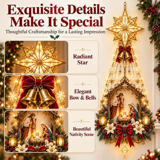 Bethlehem Star wall light exquisite Christmas details