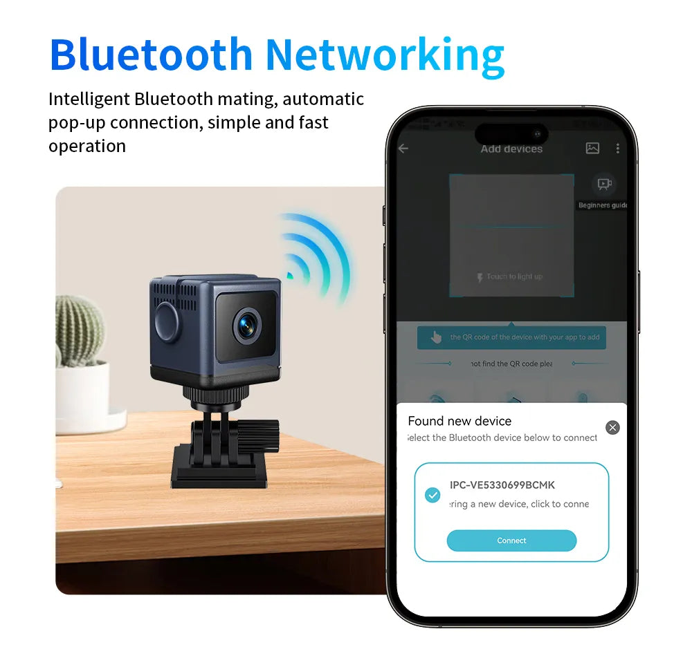 CubeGuard – 📶 Smart WiFi Security Camera, 1080P HD, 🌙 Night Vision & 🚨 Motion Detection