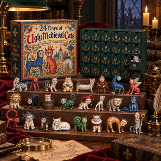 🐈🏰 OddKingdom – 24 Days of Ugly Medieval Cats Advent Calendar