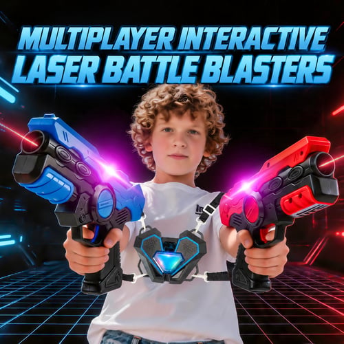 Parent-child interactive live-action laser tag
