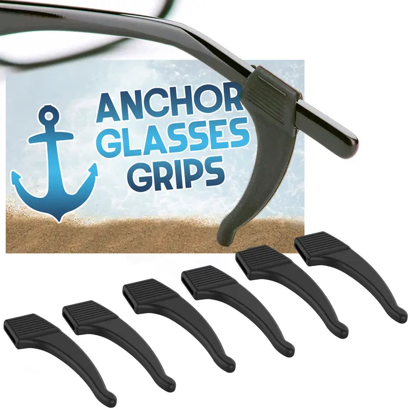 SnugHook – Anti-Slip Silicone Ear Grips for Glasses, Sunglasses & Reading Glasses (3 Pairs)