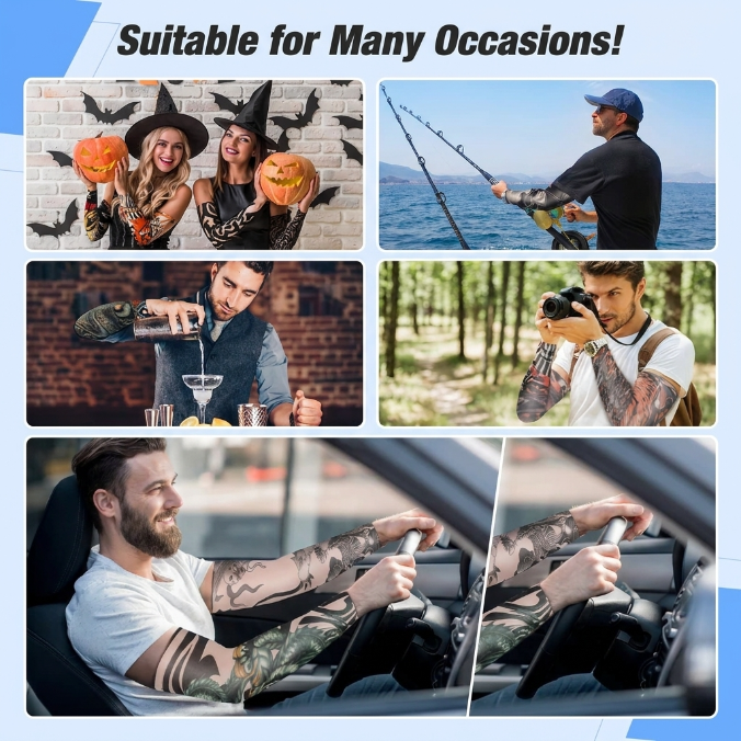 InkShade – Ultra-Thin Sun Protection Tattoo Arm Sleeves
