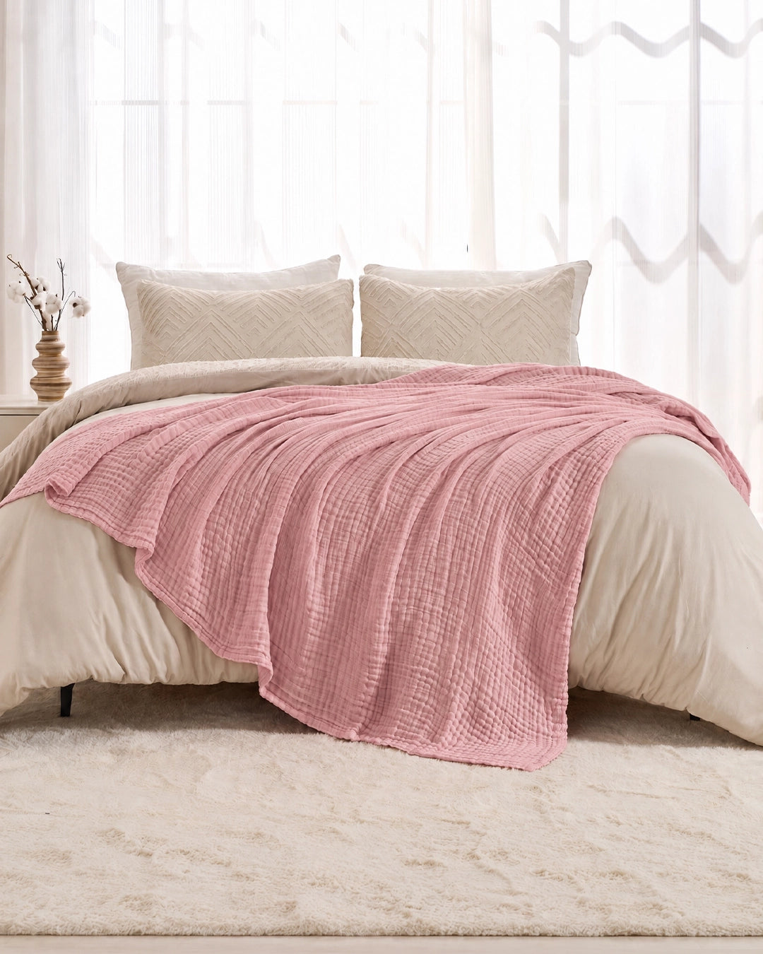 MuslinCloud – 100% Muslin Cotton Blanket