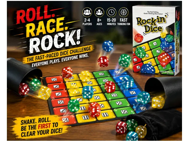 🎲 DiceDash – Fast-Paced Family Dice Racing Game