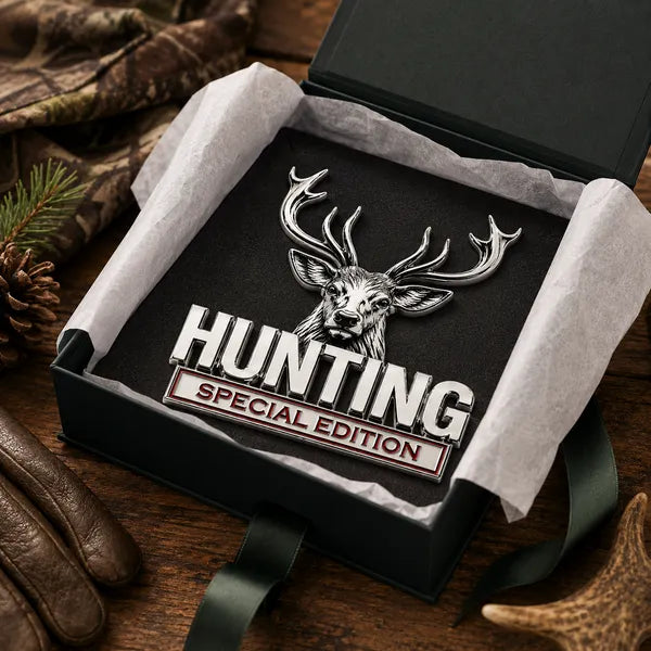 🦌 HUNTING Special Edition 3D Chrome Metal Car Emblem