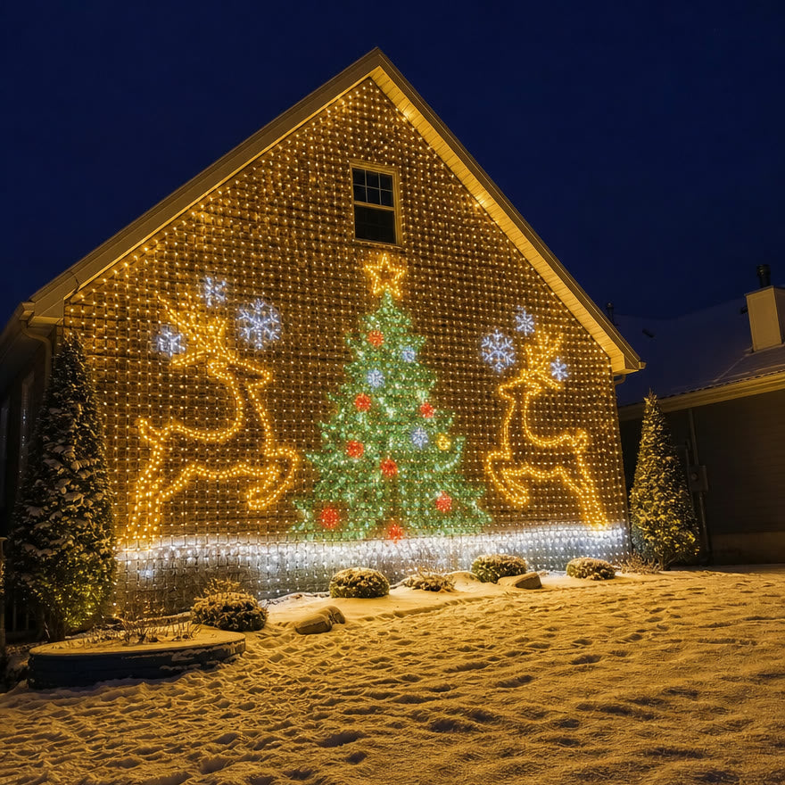 🎄 GlowCanvas – Smart DIY Programmable Curtain String Lights