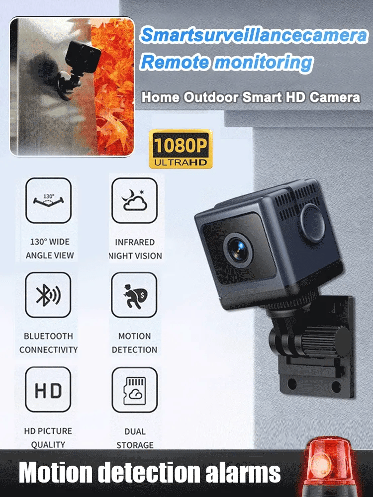 CubeGuard – 📶 Smart WiFi Security Camera, 1080P HD, 🌙 Night Vision & 🚨 Motion Detection