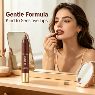 CocoaGlide – Matte Brown 2-in-1 Waterproof Lipstick💄