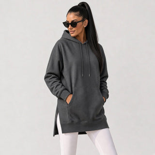 CozyDrape – Oversized Hoodie Dress