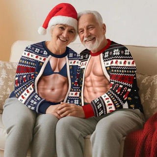 JollyPair – Funny Christmas All-Over-Print Sweatshirt