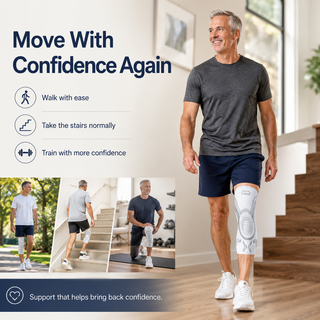KneeLock – Adjustable Sports Knee Support Brace with Dial Fit