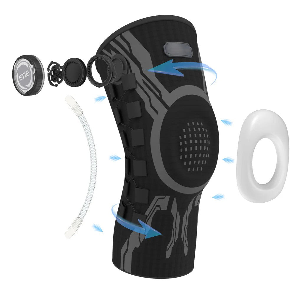 KneeLock – Adjustable Sports Knee Support Brace with Dial Fit