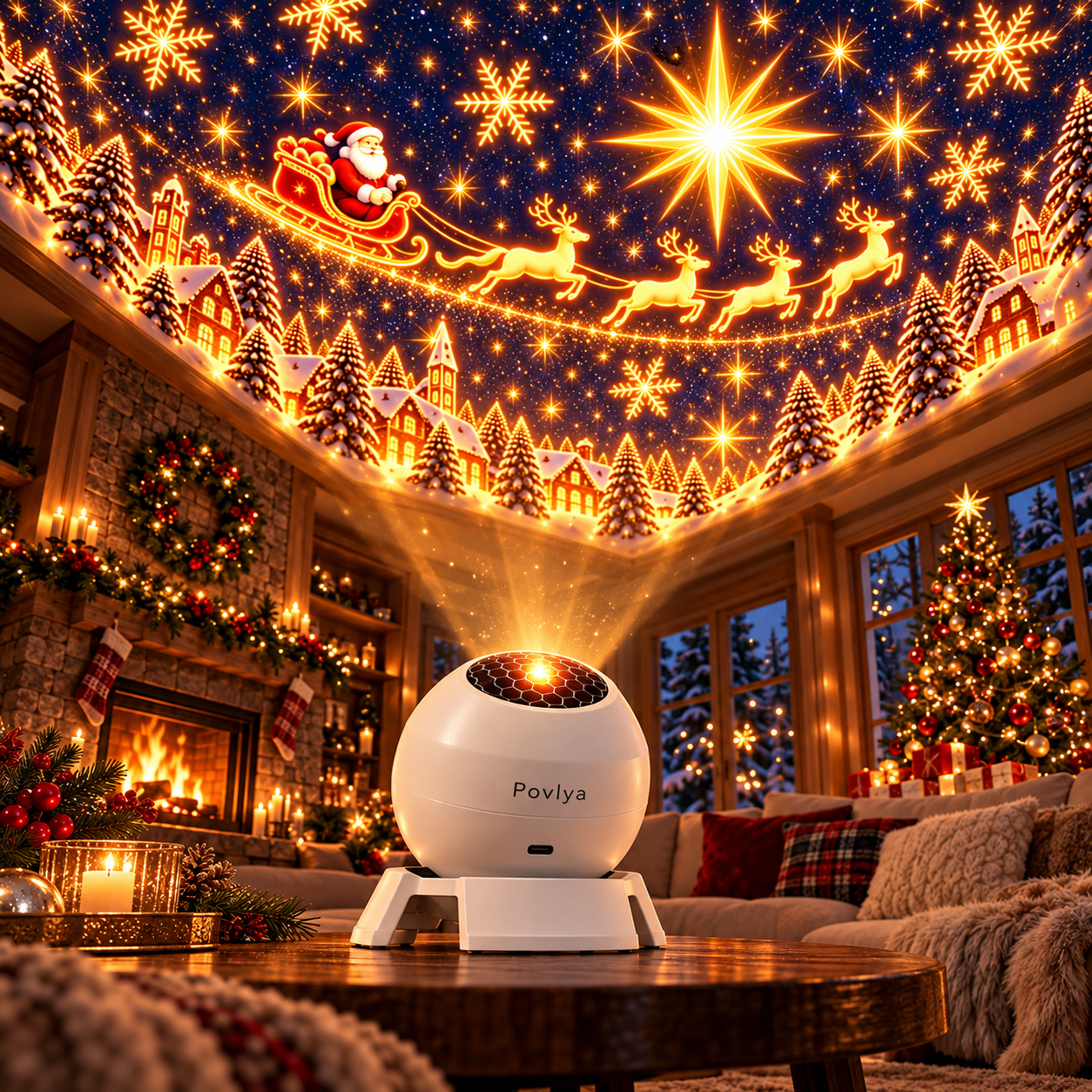 🎄 NoelGlow – Christmas Projection Light ✨ Light Up the Holiday Magic