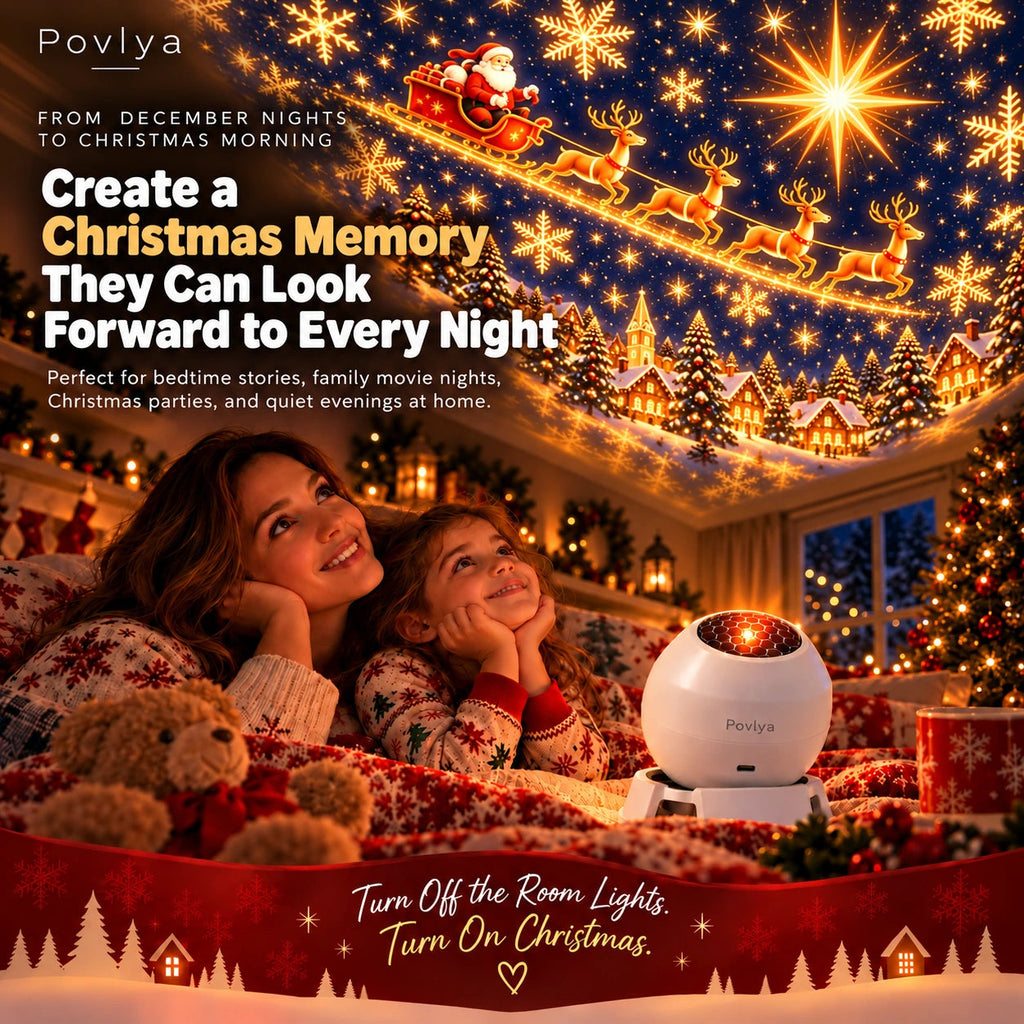 🎄 NoelGlow – Christmas Projection Light ✨ Light Up the Holiday Magic