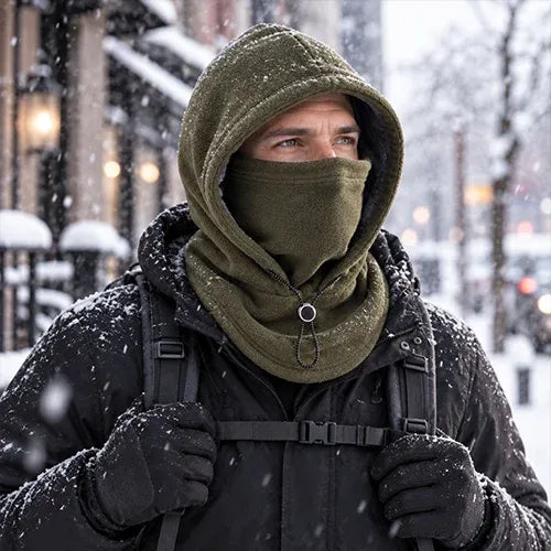 ❄FleeceShield – Double-Layer Integrated Mask Hat🧢