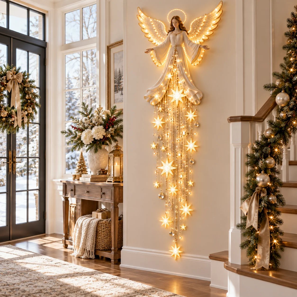 HaloFall – Angel Blessing Starfall Christmas Wall Light