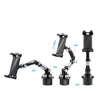 CupPerch – Adjustable Cup Holder Phone & Tablet Car Mount with 360° Rotation