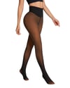 🧦 Fleece Lined Fake Translucent Tights | High Waist Butt Lifting Thermal Pantyhose for Women
