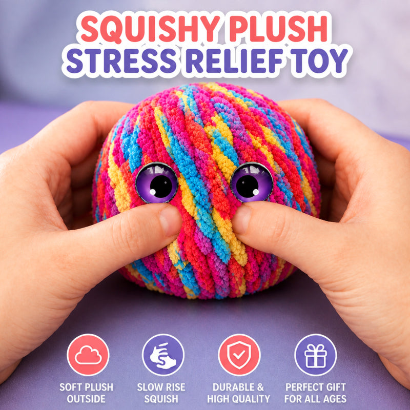 BubbleBuddy – 📦 Soft Handwoven Crochet Bubble Squishy Fidget Toy