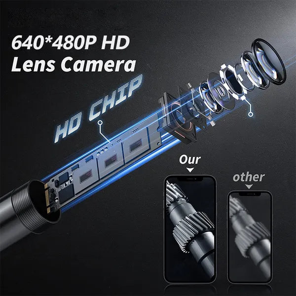 🔥🔎 Plug-and-Play Endoscope Camera - Compatible with Android for Direct Connection