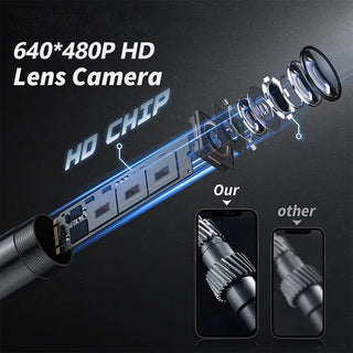 🔥🔎 Plug-and-Play Endoscope Camera - Compatible with Android for Direct Connection