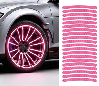 RimGlow – 20 PCS Creative Reflective Wheel Hub Rim Stickers