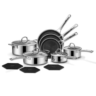 HybridChef – Stainless Steel Hybrid Cookware Set