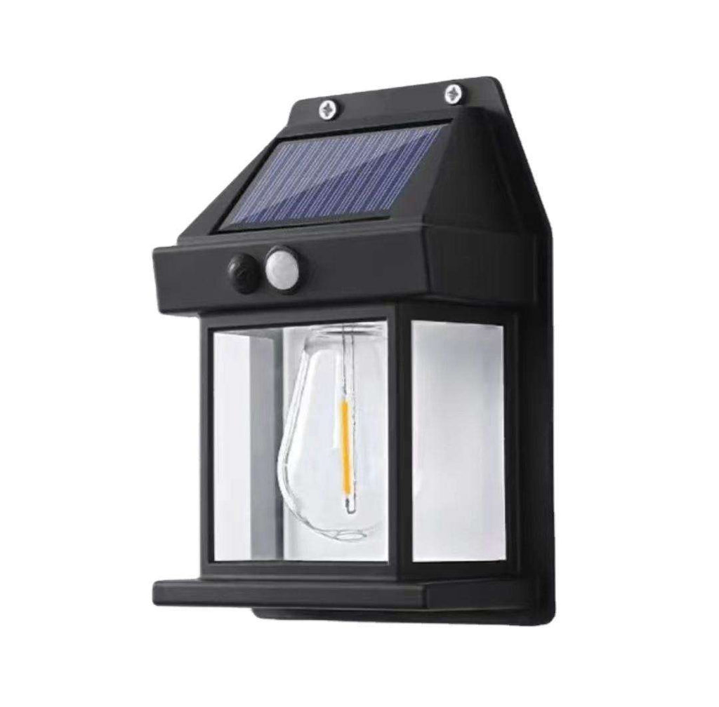 GlowGuard – 4-Pack Solar Outdoor Wall Lights with Motion Sensor