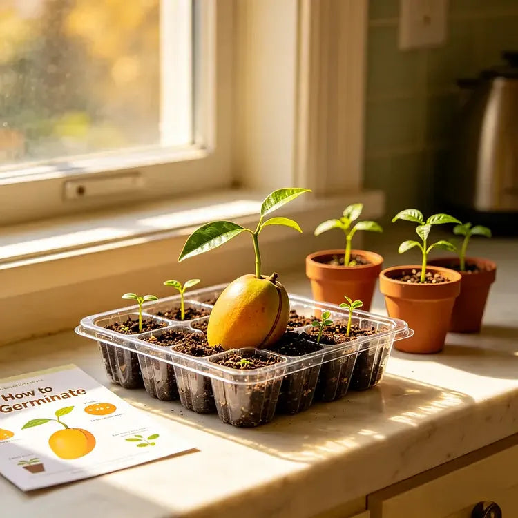 🥭 Golden Honey Mango Seeds – Grow Sweet Mangoes at Home