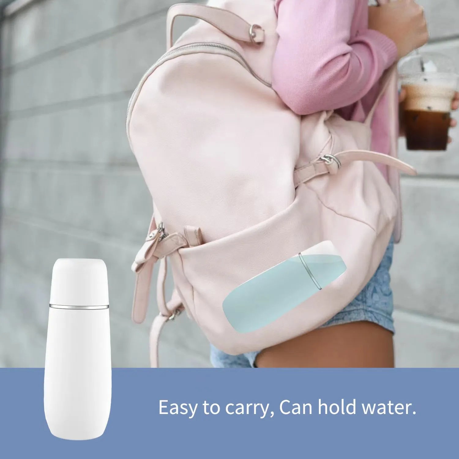 💧RinseEase 🧼 – 🕌 Portable Leak-Proof Bidet for Wudu & Daily Hygiene, 13.5 oz (400 ml) 🛒