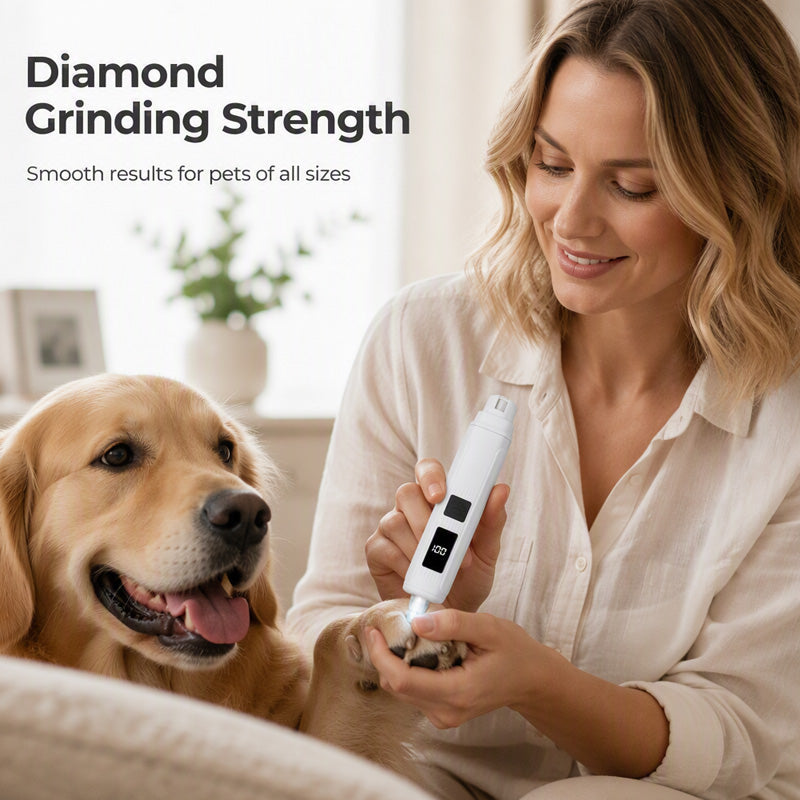 PawTrim – Electric Pet Nail Grinder with LED Power Display