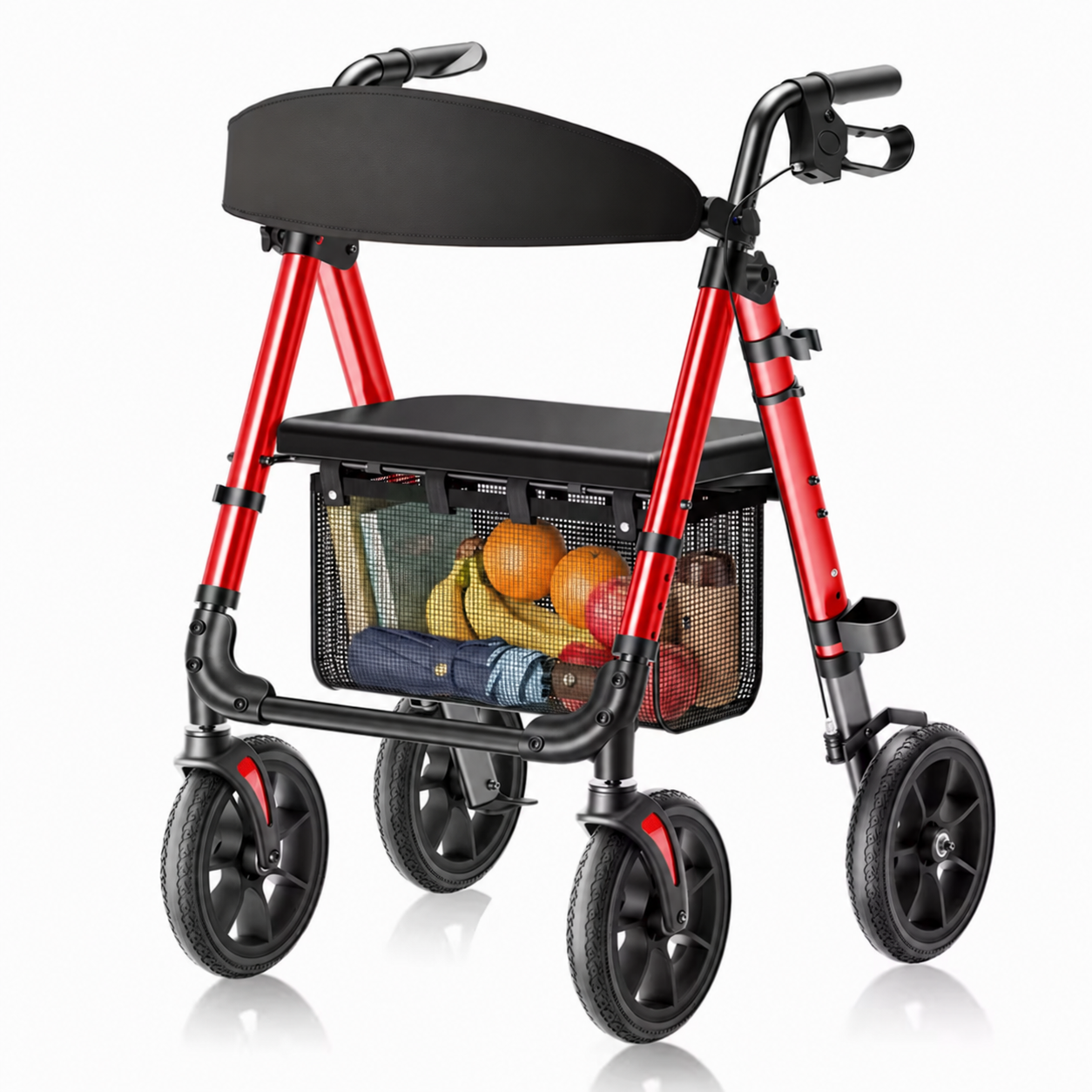 StrideEase – Foldable Rollator Walker with Seat, Lightweight for Seniors 🔥🔥🔥🔥
