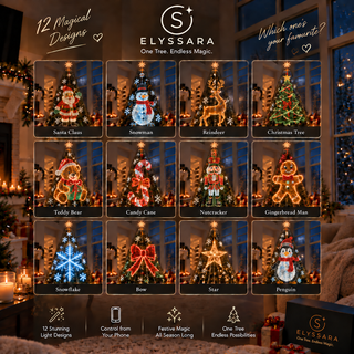 PixelPine – Smart Animated Christmas Tree Lights with Phone Control