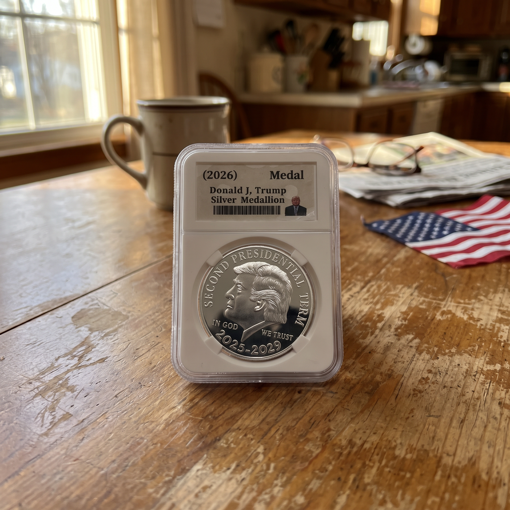 LibertyStrike – President Trump Second Edition Silver Medallion