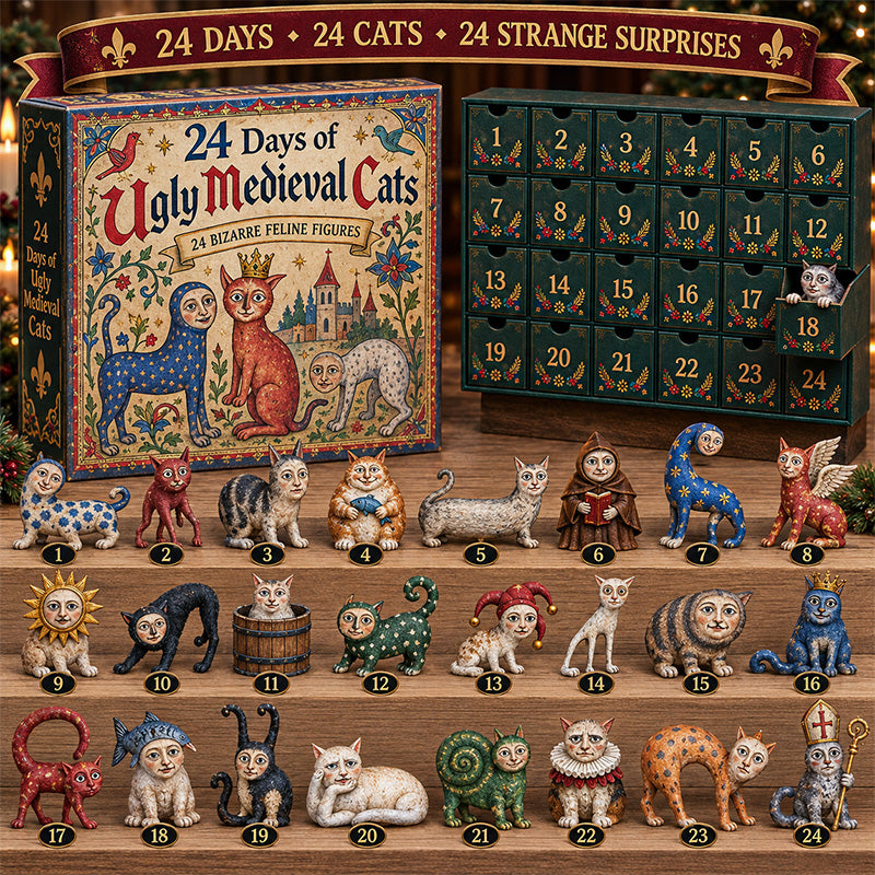 🐈🏰 OddKingdom – 24 Days of Ugly Medieval Cats Advent Calendar