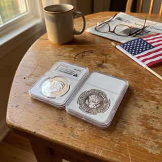 LibertyStrike – President Trump Second Edition Silver Medallion