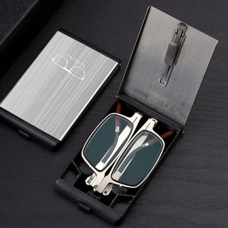 PocketSight – Foldable Blue-Light Reading Glasses with Magnetic Phone Case & Stand