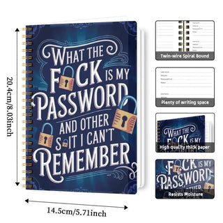1pc Simple Password Book, Minimalist Advanced Address Password Manager With Website Password Quick Access Username And Password Storage Perfect For Home Office Internet Computer Logins, Great Holiday Gifts