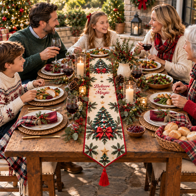 SparkleRunner – ✨ DIY Christmas Diamond Painting Table Runner Kit