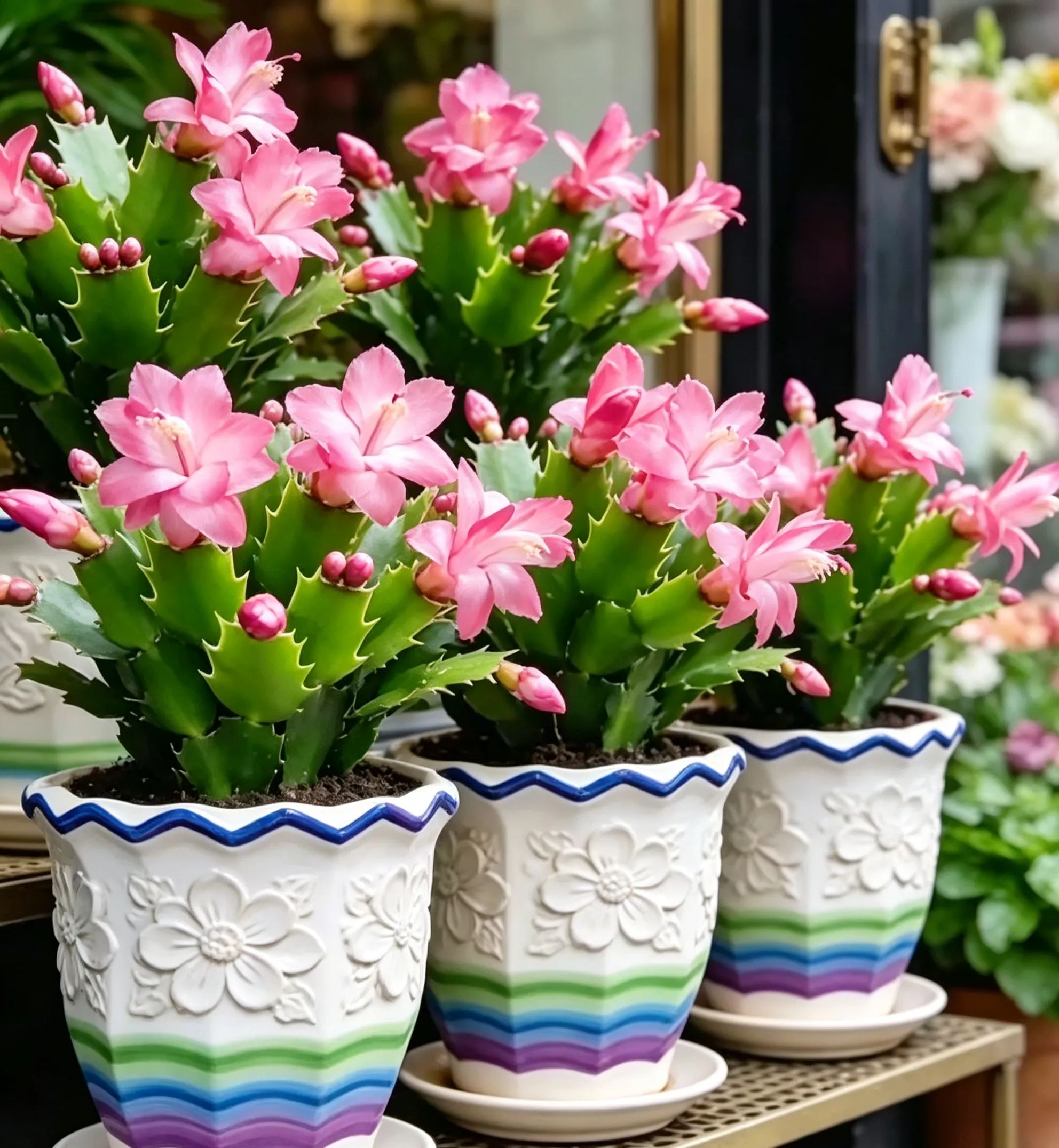 🦀CactusBloom – Mix Colors Schlumbergera Bulbs, Easy-Care Blooms in Every Shade, Even in Winter ❄️🌈