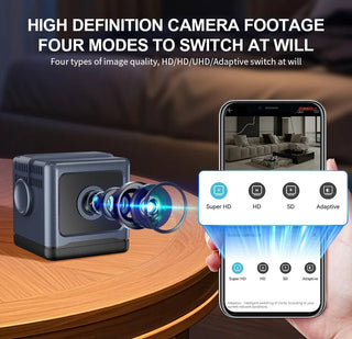 CubeGuard – 📶 Smart WiFi Security Camera, 1080P HD, 🌙 Night Vision & 🚨 Motion Detection
