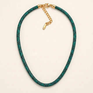 SerpentGleam – Reversible Statement Necklace