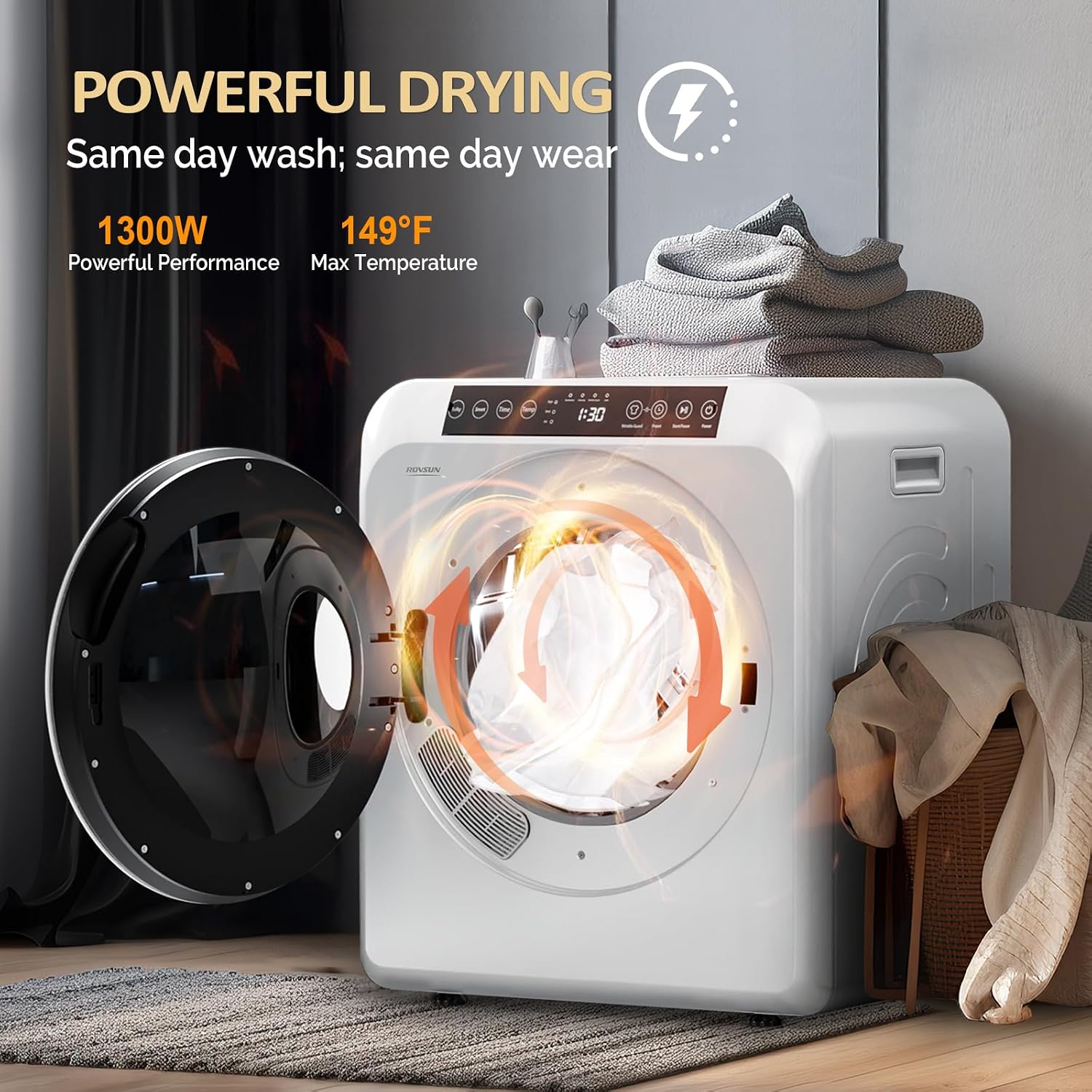 LaundryEase – Portable Washer and Dryer Set