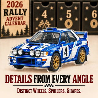 🏎️ RallyReveal – 2026 Flat Acrylic Rally Racing Advent Calendar