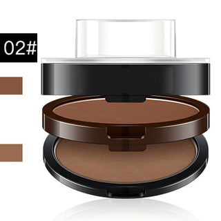 BrowPress – Instant Adjustable Eyebrow Stamp with Two-Color Brow Powder, Waterproof & Smudge-Proof