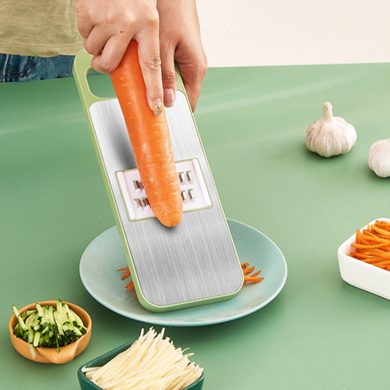 🔪 PrepBlade – Multifunctional Vegetable Chopper with Hand Guard, 5 Blades & Non-Slip Base
