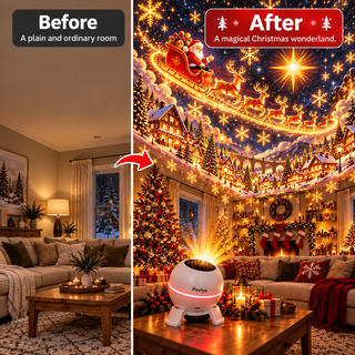 🎄 NoelGlow – Christmas Projection Light ✨ Light Up the Holiday Magic